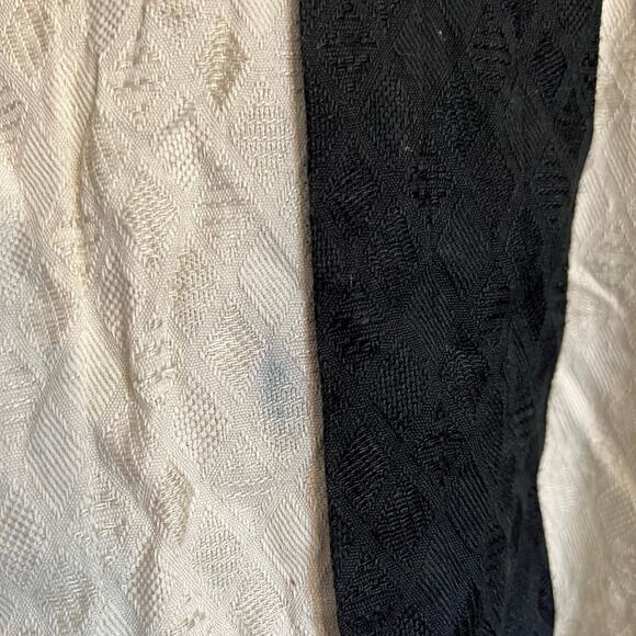 Vintage yak magik cotton linen layering jacket multi layer black neutral shacket - Picture 6 of 9